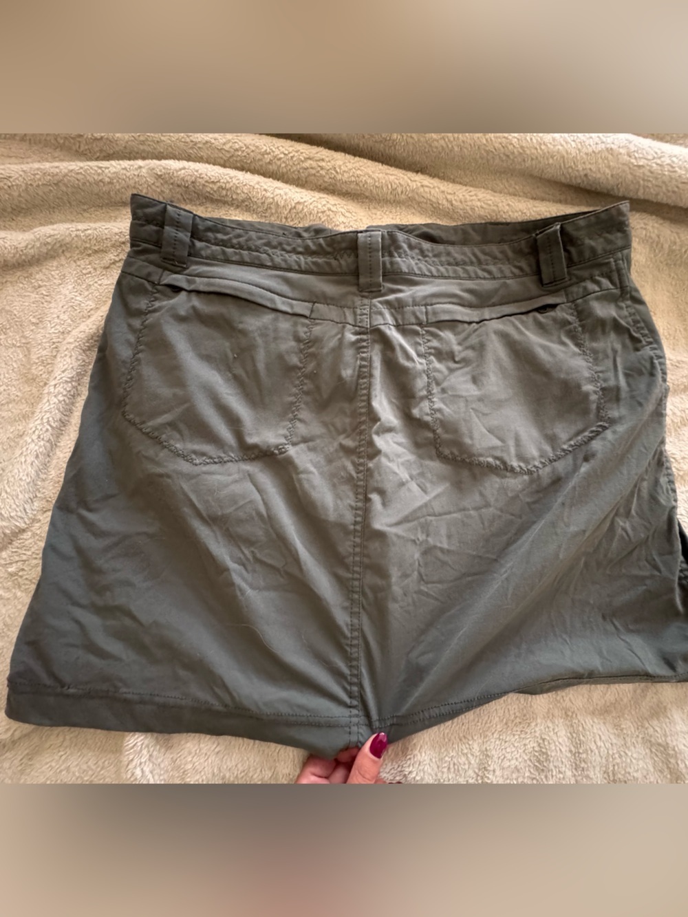 Eddie Bauer Olive Green Golf Skort
